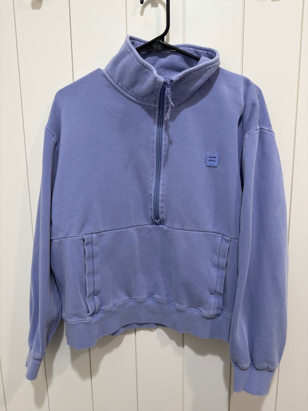 Billabong Adventure Division Women’s Half Zip Sweatshirt Blue L